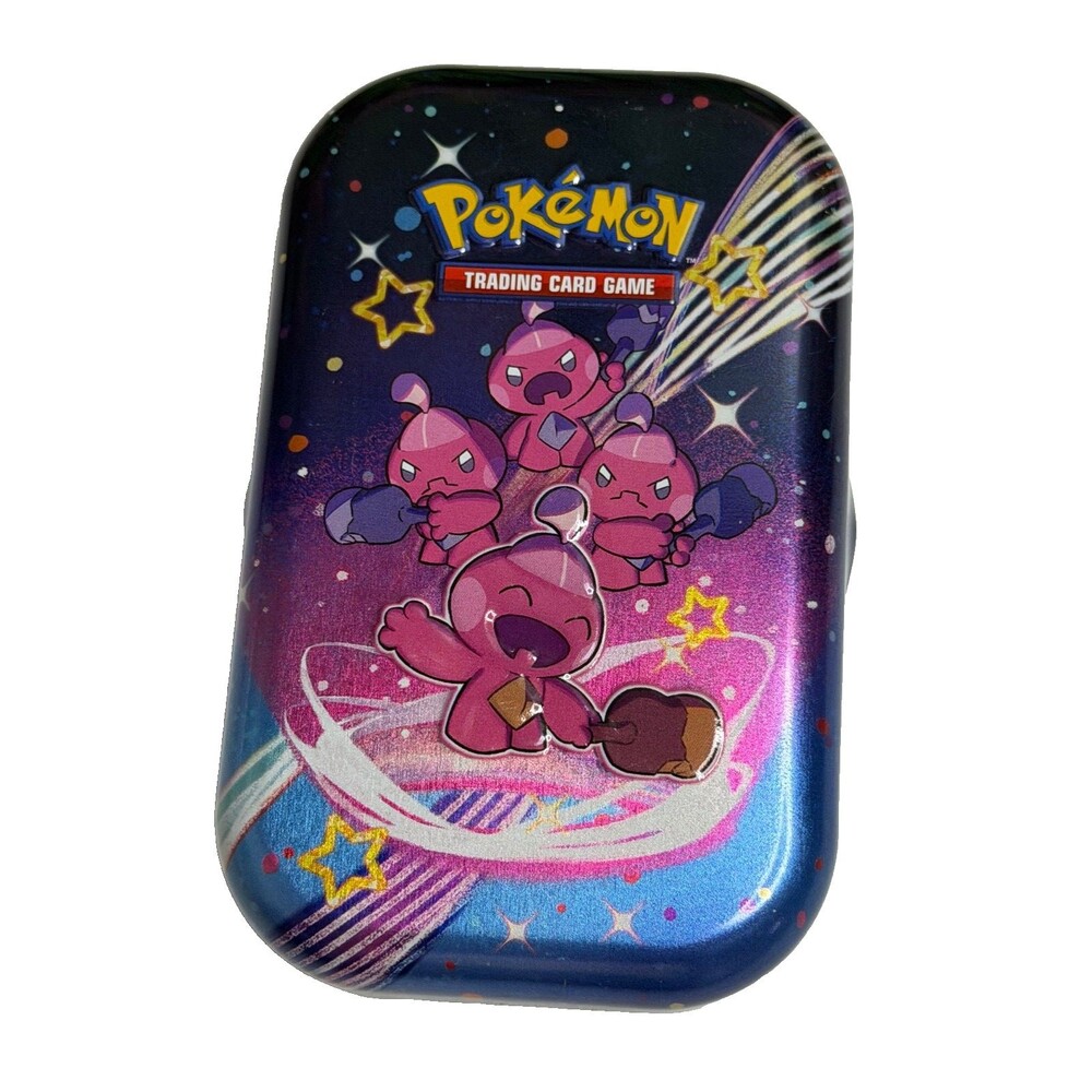 Pokemon TCG: Scarlet & Violet: Paldean Fates Mini Tin - Tinkatink Open Box